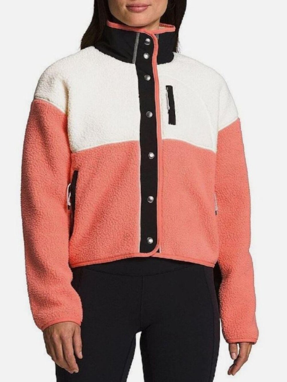 The North Face Women’s Cragmont Sherpa Snap-Coat Jacket SMALL